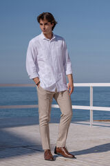 Celopman Camisa Cubana Blanca blanco