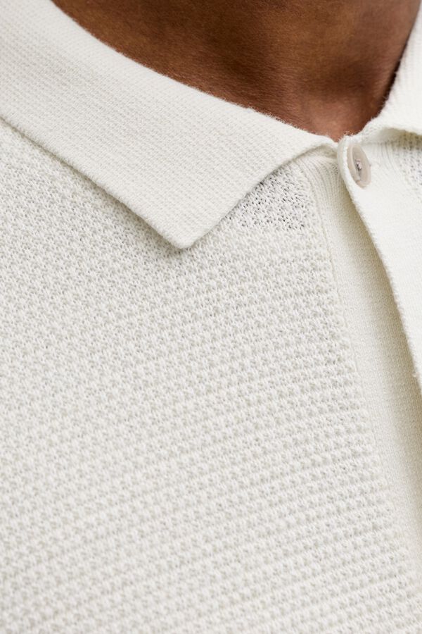 Jack & Jones Camisola de malha regular fit branco