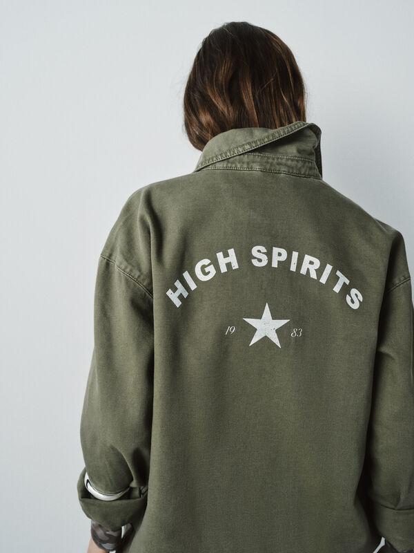 High Spirits Casaco Darling verde