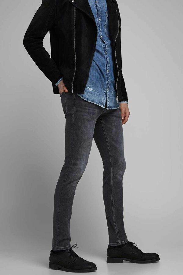 Jack & Jones Jeans Glenn slim fit preto