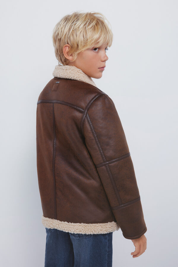 Springfield Kids Casaco aviador infantil cru