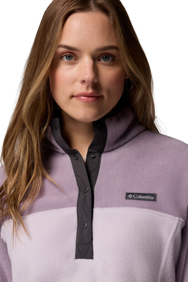 Columbia Forro polar com meio zíper rosa