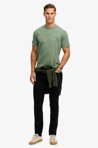 Superdry T-shirt de manga curta com estampado japon&ecirc;s nas costas