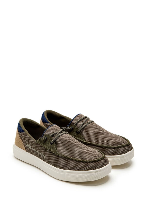 Lois Sapatilha de lazer n&aacute;utica bege