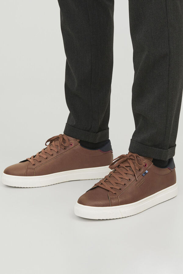 Jack & Jones Tênis de pele sintético cru
