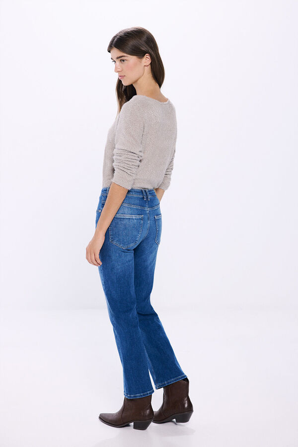 Springfield Jeans Flare azul medio