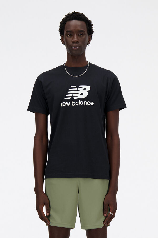 New Balance Camiseta com logotipo Sport Essentials preto