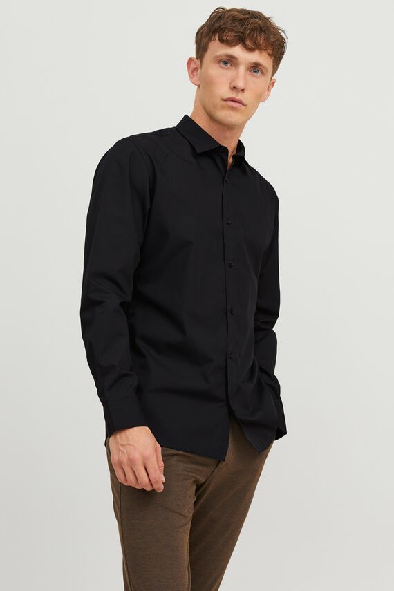 Camisa slim de popelín