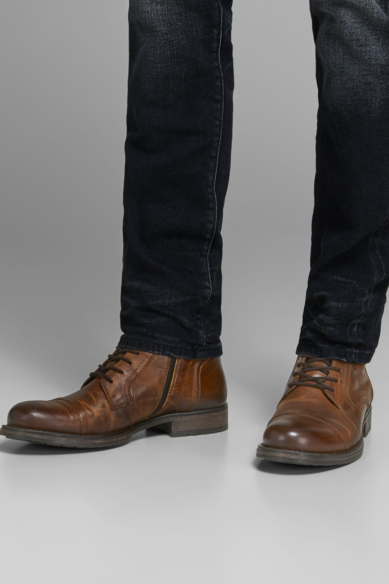 Jack & Jones Botins em pele