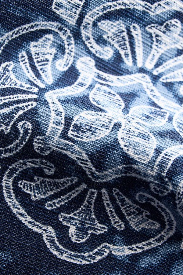 Jack & Jones Printed resort shirt blue