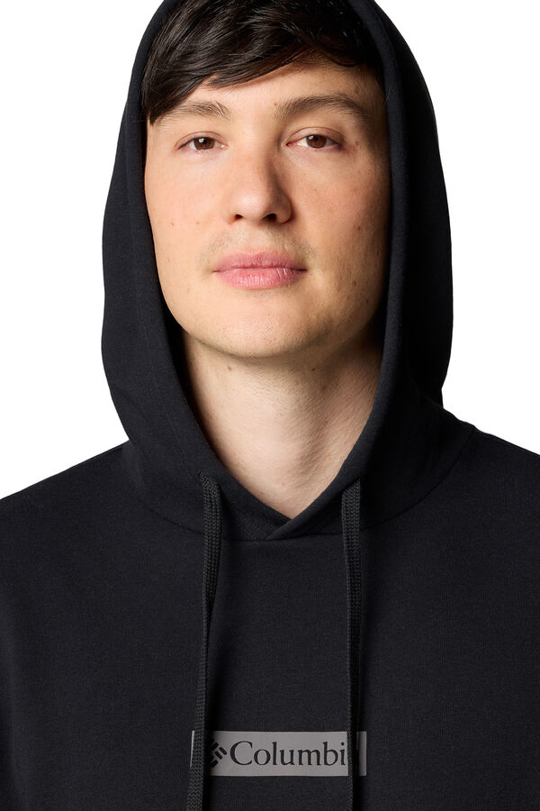 Columbia Columbia para homem com Sweatshirt estampado Trek™ capuz preto