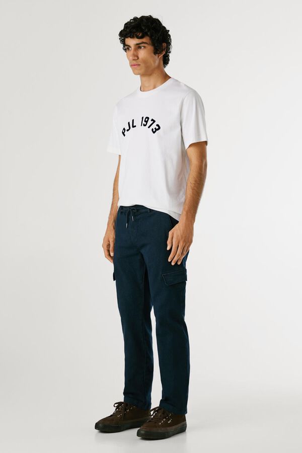 Pepe Jeans Calças Cargo Fit Slim azul
