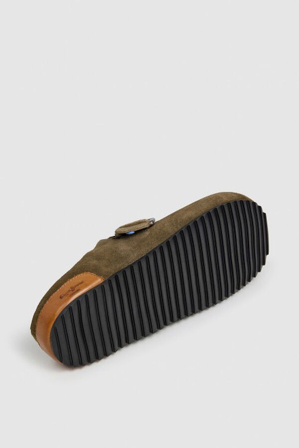 Pepe Jeans Sand&aacute;lia Masculina Corby Clog verde