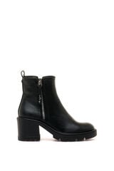 MTNG Botins de salto largo com plataforma preto