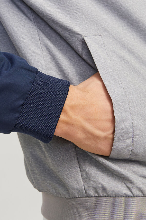 Jack & Jones Lightweight hooded jacket blue