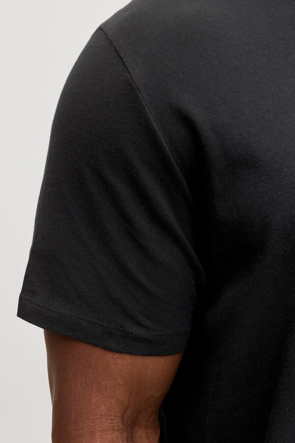 Jack & Jones PLUS Square logo T-shirt black