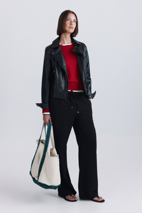 Springfield Cal&ccedil;a tailored jogger preto