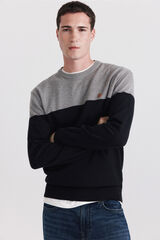 Springfield Jersey b&aacute;sico bloque color gris