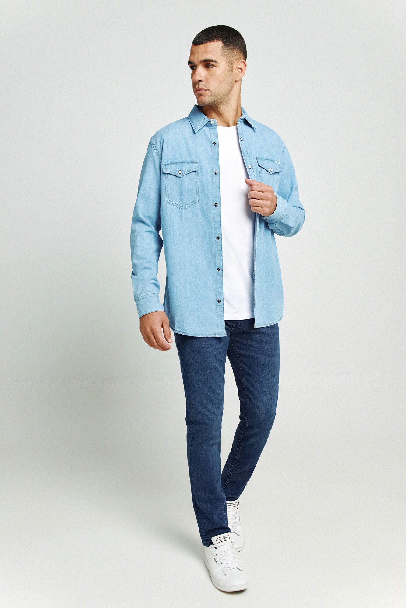 Jack & Jones Camisa de ganga regular