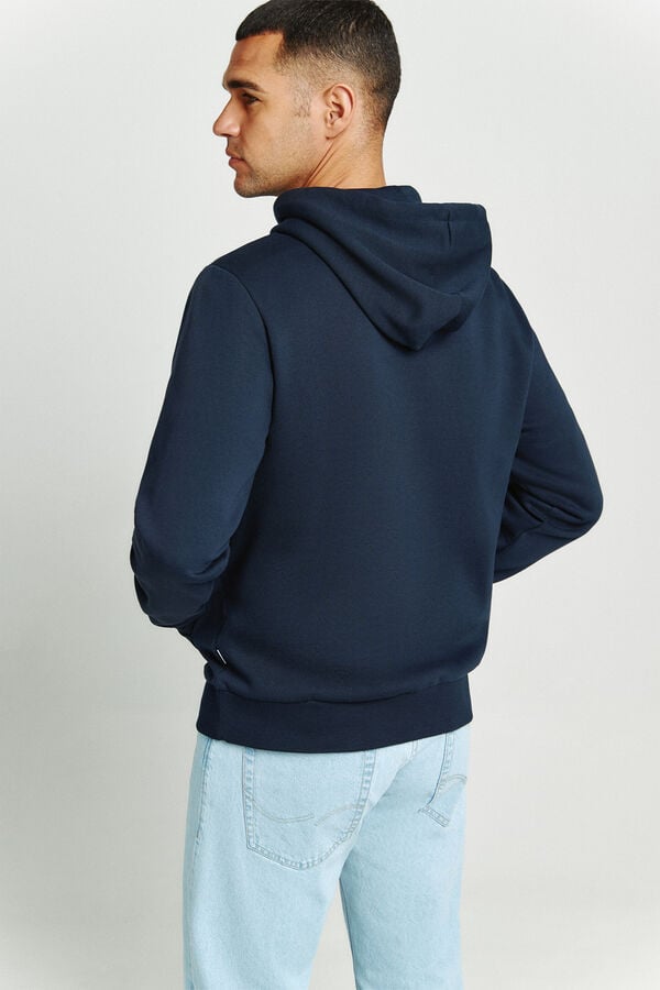 Jack & Jones Sweatshirt logo capuz azul