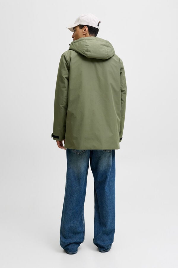 Jack & Jones Parka curta acolchoada cru