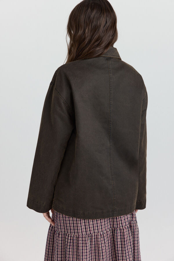 Springfield Casaco oversize com bolsos cru