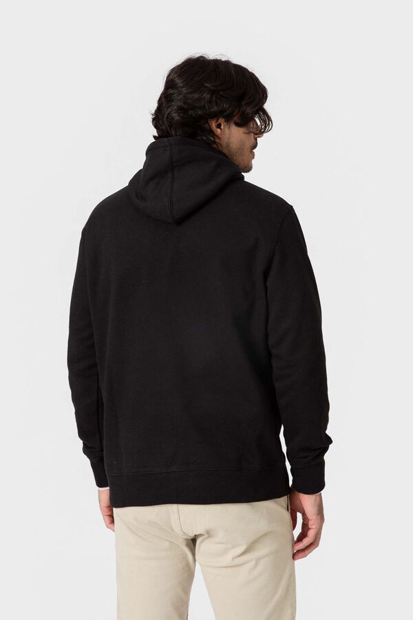 Celopman Sweatshirt com capuz e bolso preto