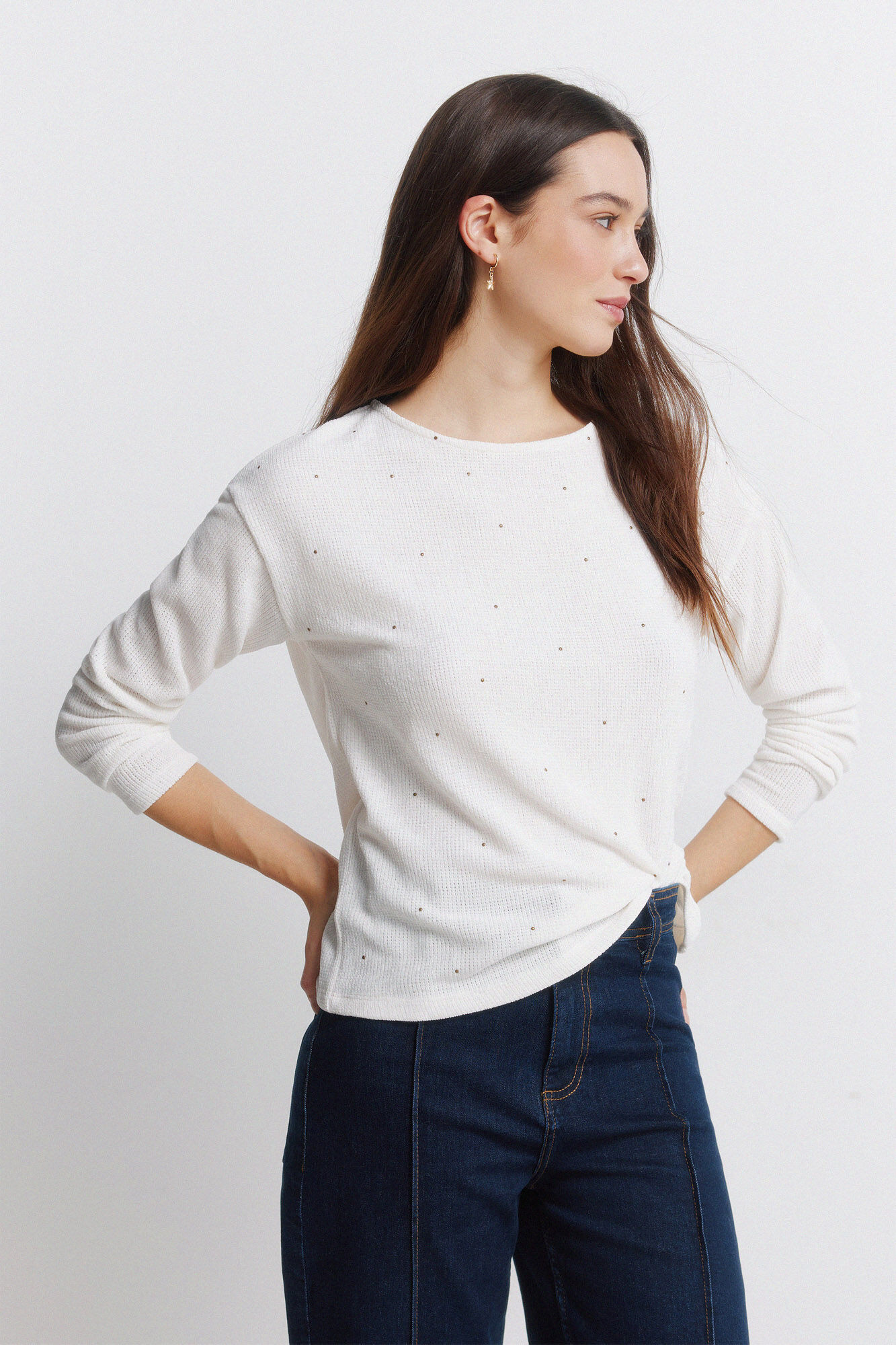 Springfield T-shirt cravejada de chenille