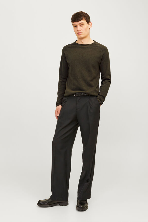 Jack & Jones Camisola de malha b&aacute;sica verde