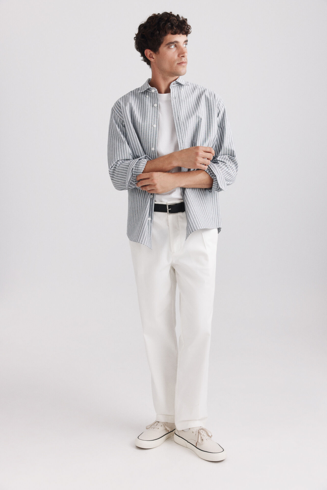 Springfield Camisa oxford &agrave;s riscas