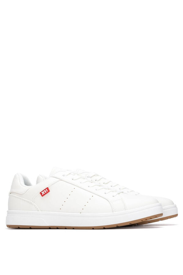 XTI Sapatilha casual com atacadores branco