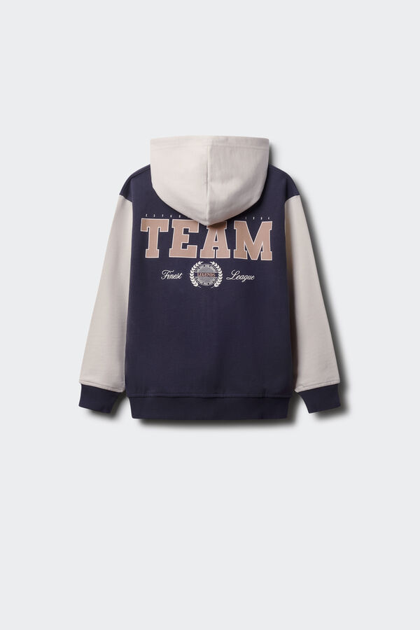 Springfield Kids Sweatshirt com capuz capuz azul