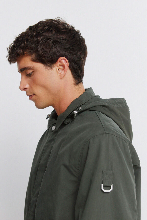 Springfield Parka leve Caqui escuro