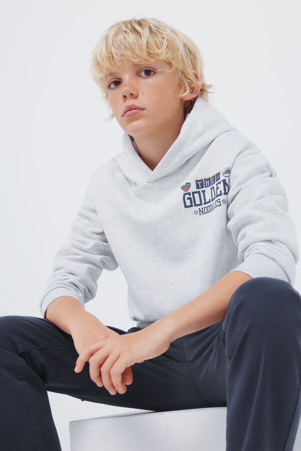 Springfield Kids Sweatshirt capuz "Goden" cinzento