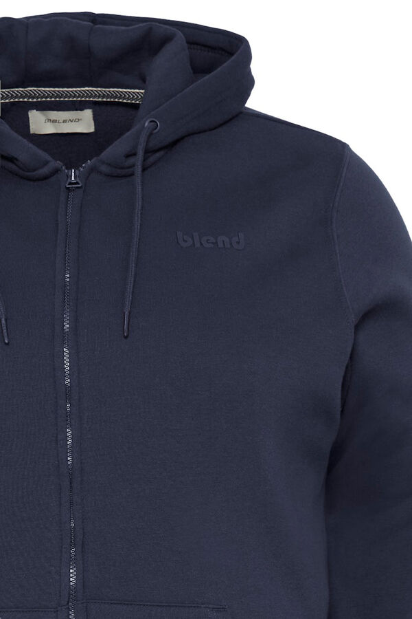 Blend PLUS Sweatshirt com capuz azul