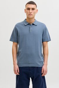Jack & Jones Polo de malha regular fit em algod&atilde;o
