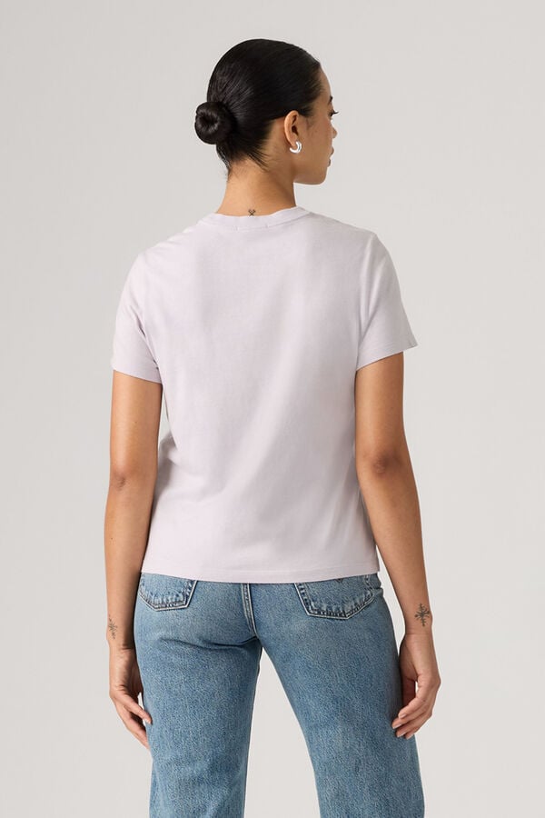 Levi's T-shirt de manga curta com logo rosa