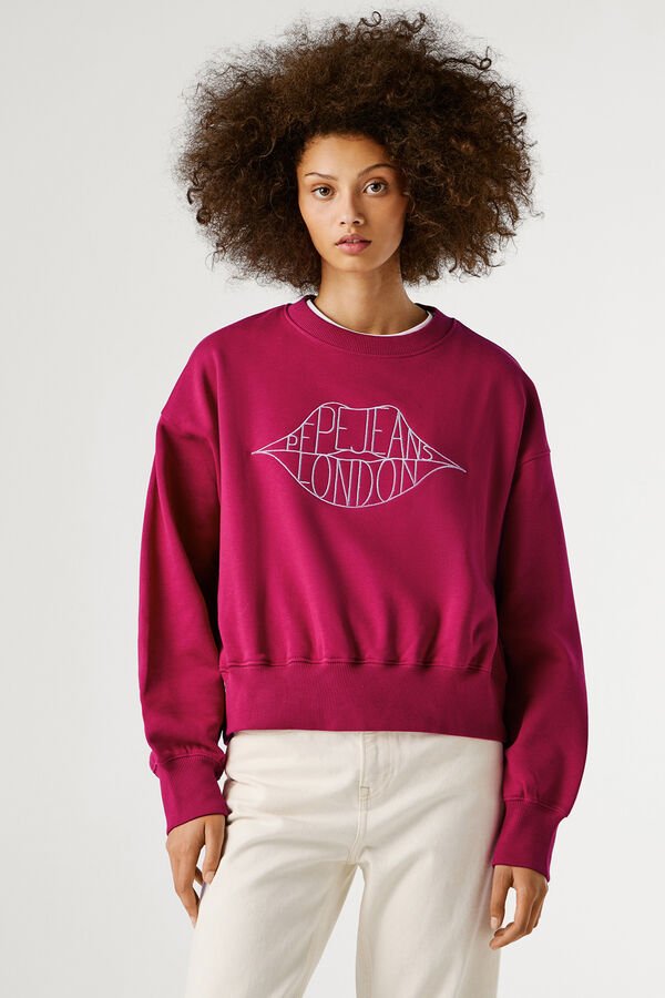 Pepe Jeans Sweatshirt de manga comprida rosa