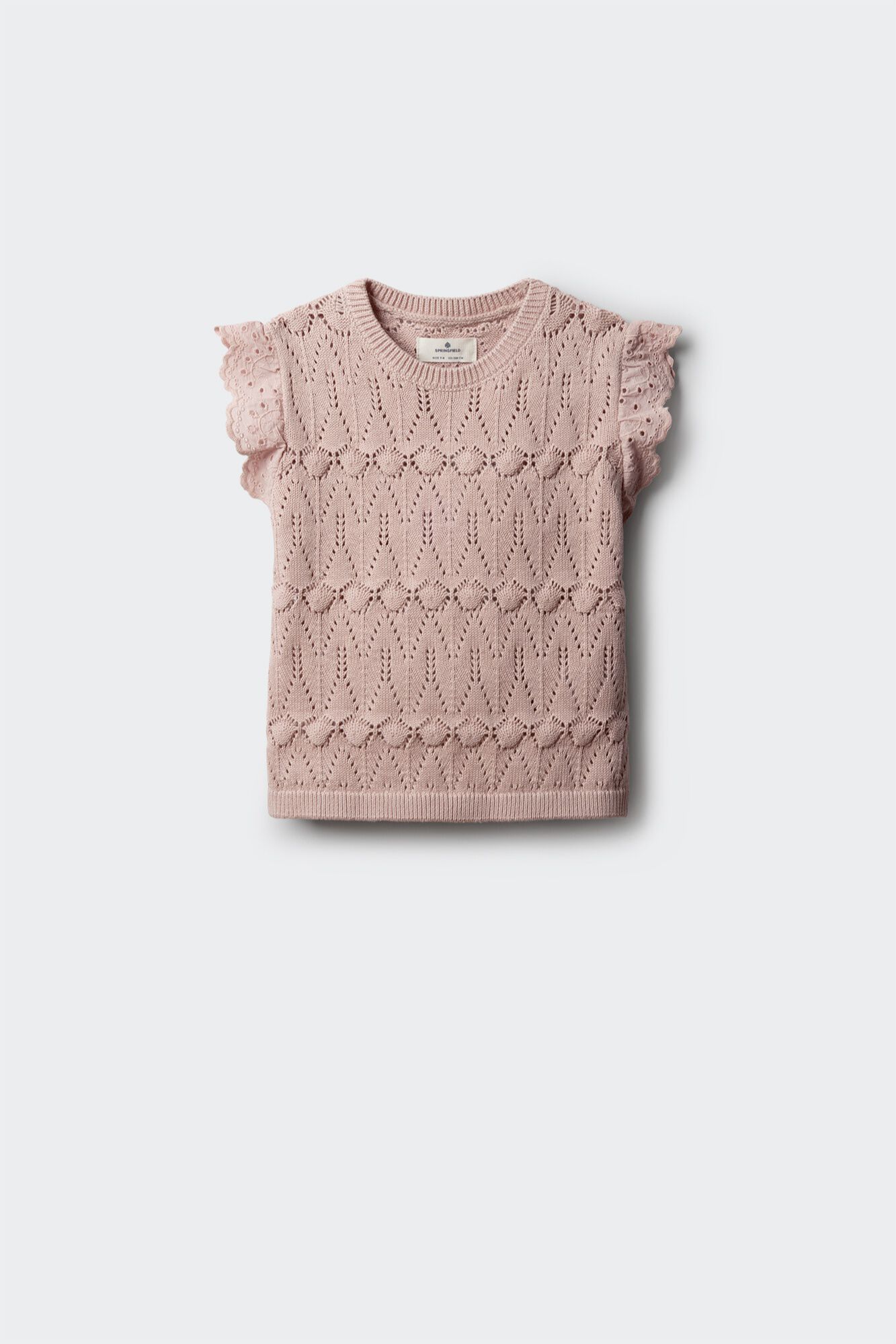 Springfield Kids Top de malha com folhos para menina