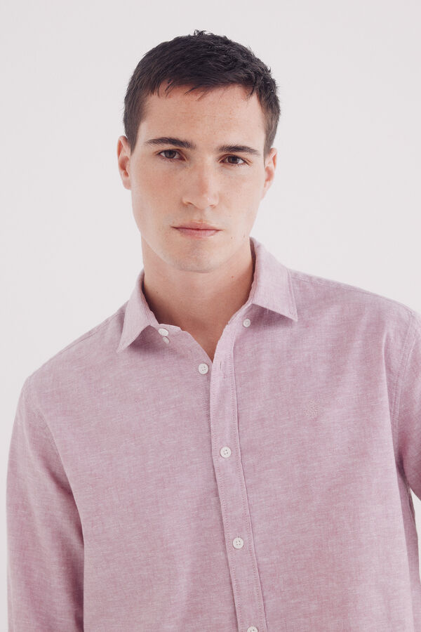 Springfield Camisa linho rosa