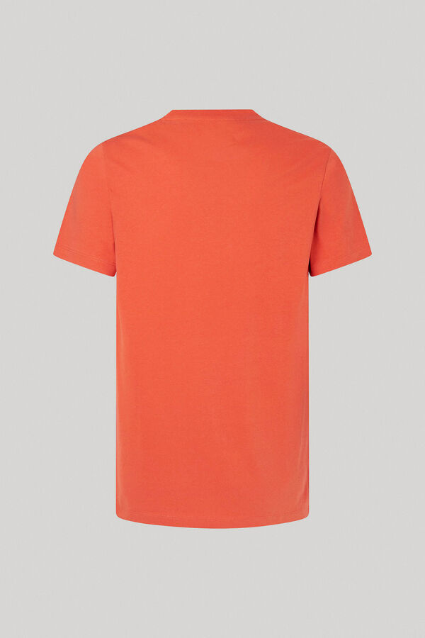 Springfield Camiseta Slim Con Logo Estampado naranja