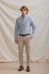 Celopman Camisa Oxford azul
