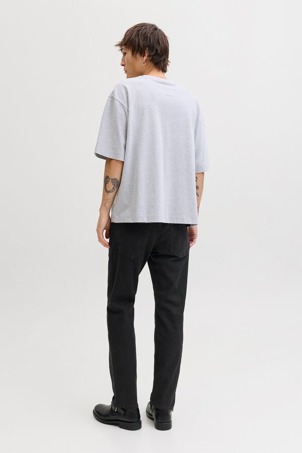 Jack & Jones Jeans regular cinco bolsos preto
