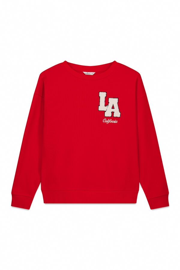 Springfield Sweatshirt "L.A" vermelha vermelho