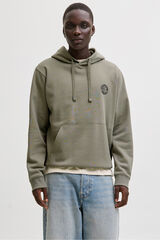 Jack & Jones Sweatshirt capuz cinzento