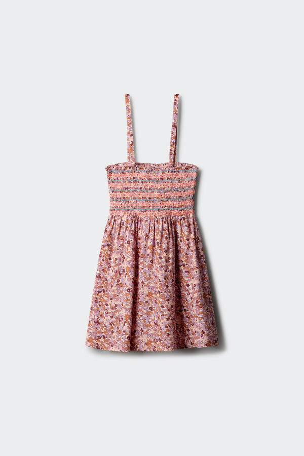 Springfield Kids Vestido de flores para menina rosa