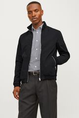 Jack & Jones Blus&atilde;o bomber preto