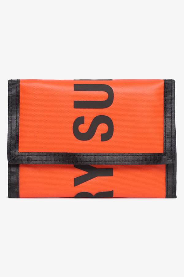 Superdry carteira de lona vermelho