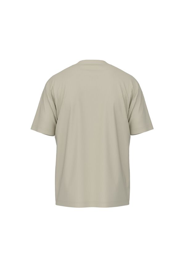 New Balance T-shirt de manga curta com logo bege