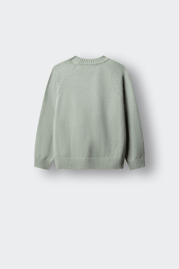 Springfield Kids Camisola estrela menina verde
